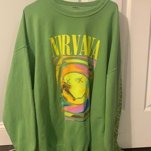 urban outfitters nirvana crewneck